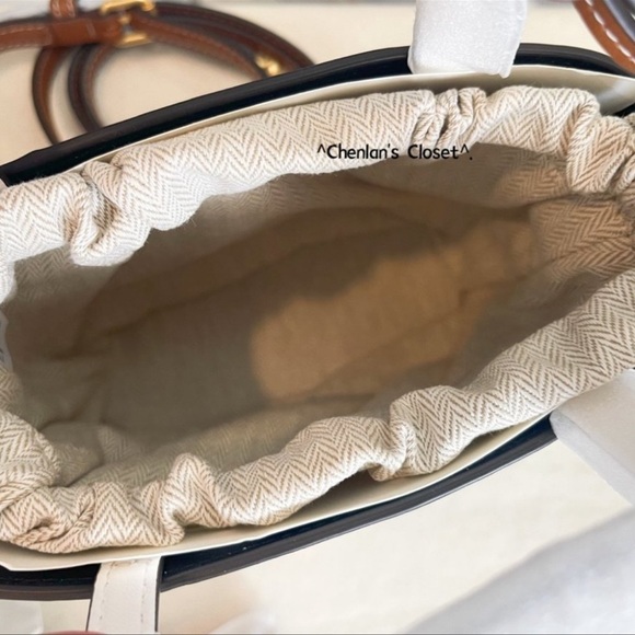 🔥NeW! $598 Tory Burch Cutout Logo Mini tote - Picture 11 of 15